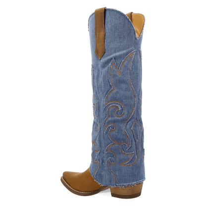 BLUE JEAN BABY LEATHER BOOT
