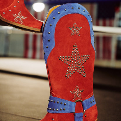 LUCKY STARS SUEDE LEATHER BOOT