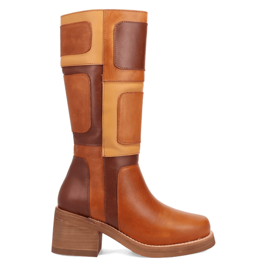 PATCHES LEATHER BOOT