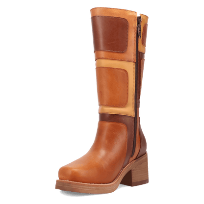 PATCHES LEATHER BOOT