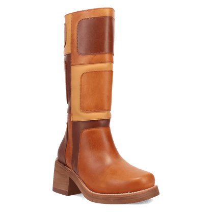 PATCHES LEATHER BOOT