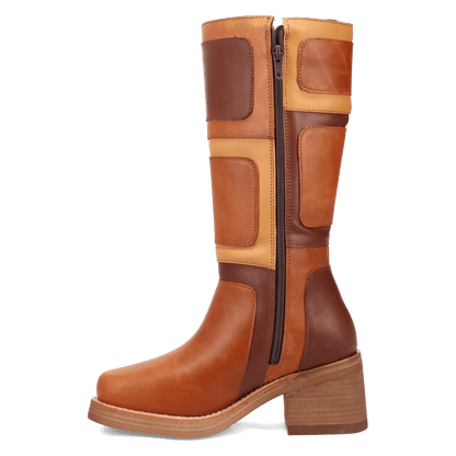 PATCHES LEATHER BOOT