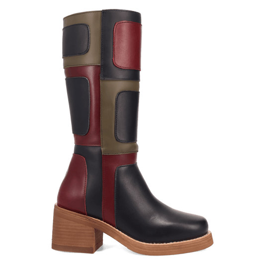 PATCHES LEATHER BOOT