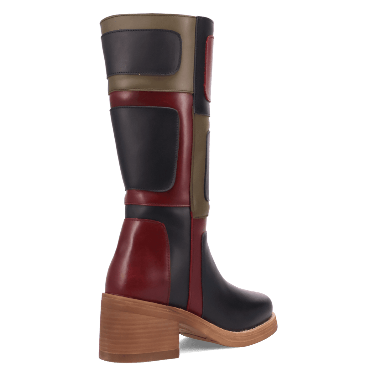 PATCHES LEATHER BOOT