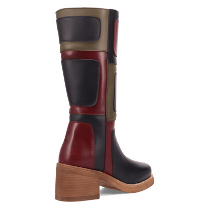PATCHES LEATHER BOOT