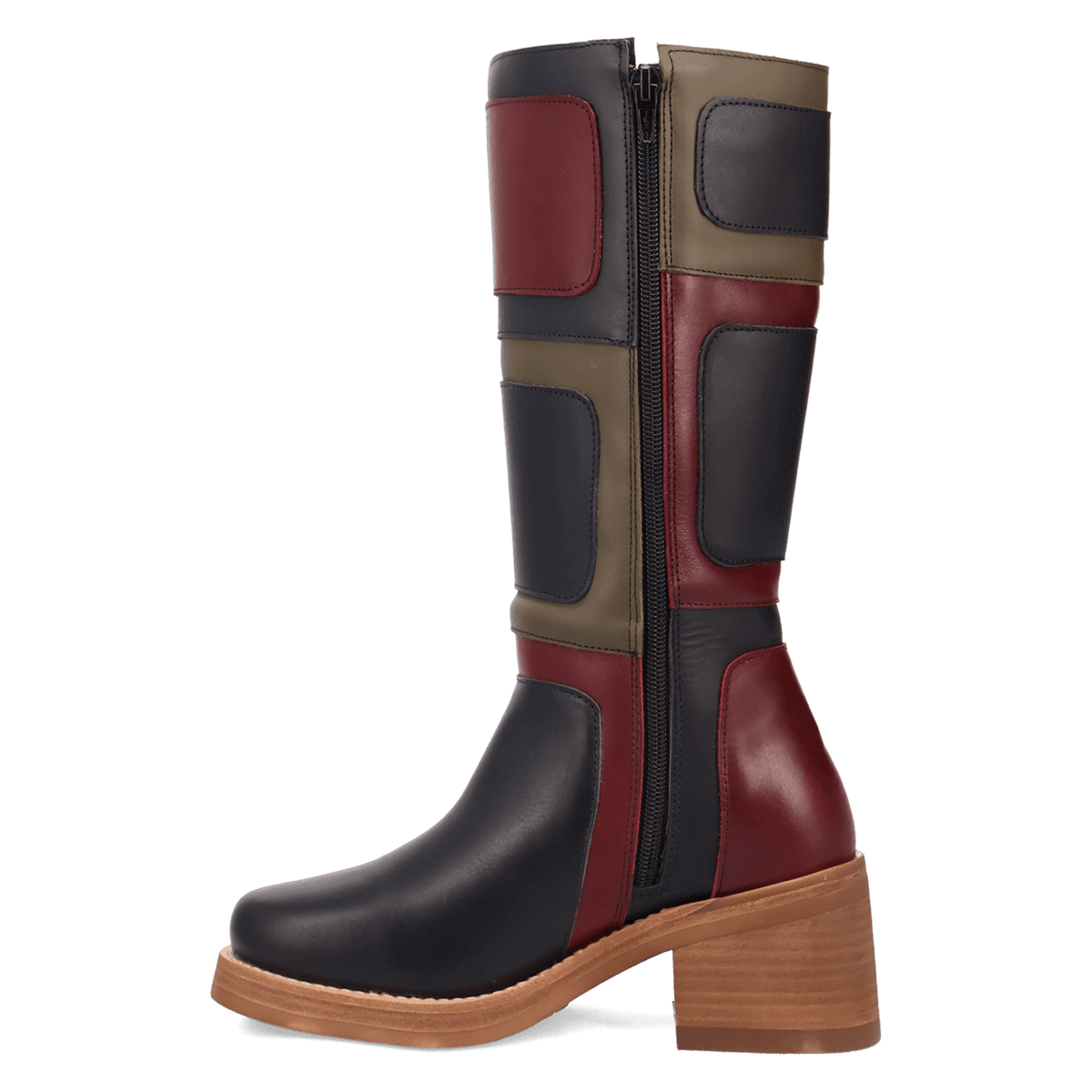 PATCHES LEATHER BOOT