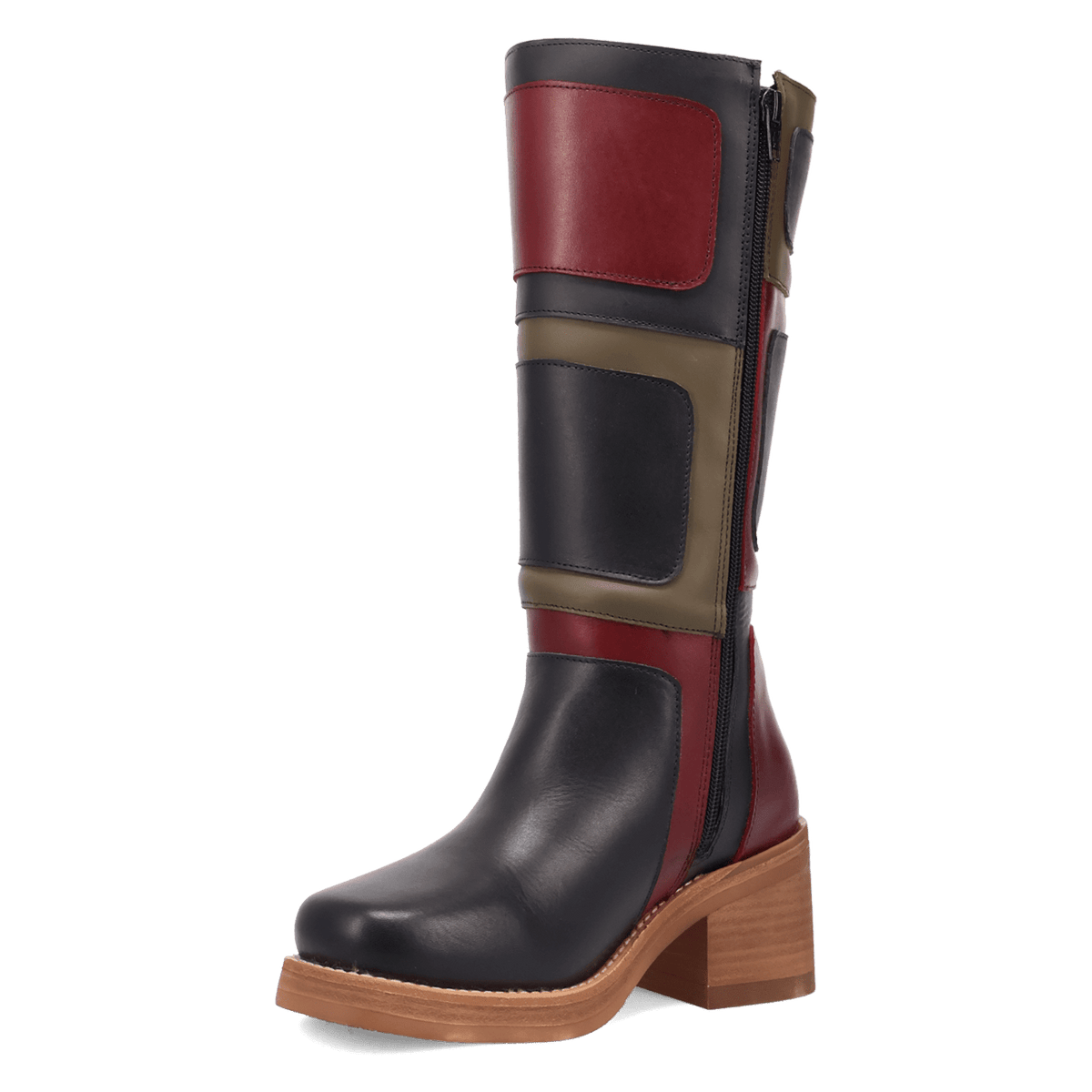 PATCHES LEATHER BOOT