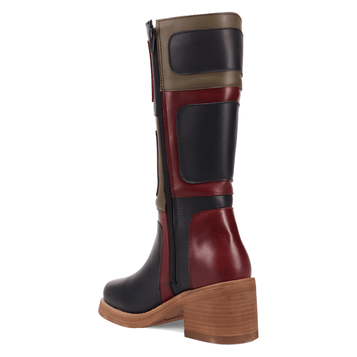 PATCHES LEATHER BOOT