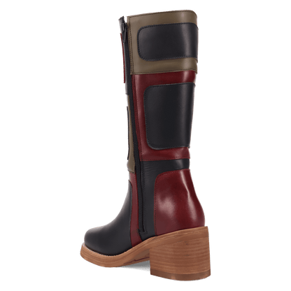 PATCHES LEATHER BOOT