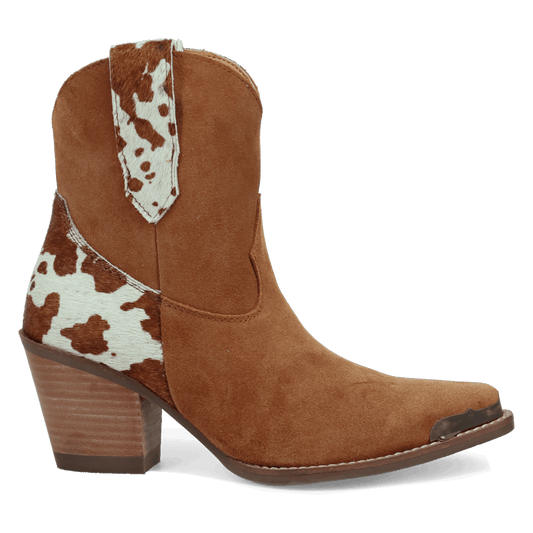 TEXAS CHARM SUEDE LEATHER BOOTIE
