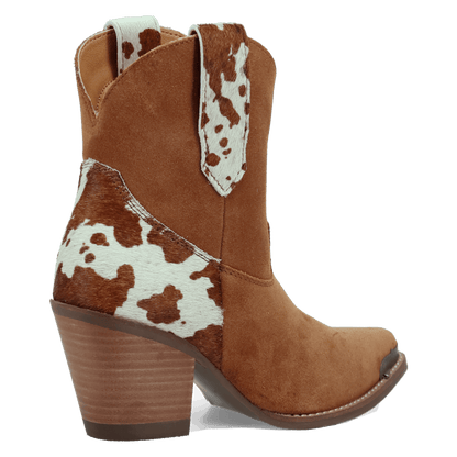 TEXAS CHARM SUEDE LEATHER BOOTIE