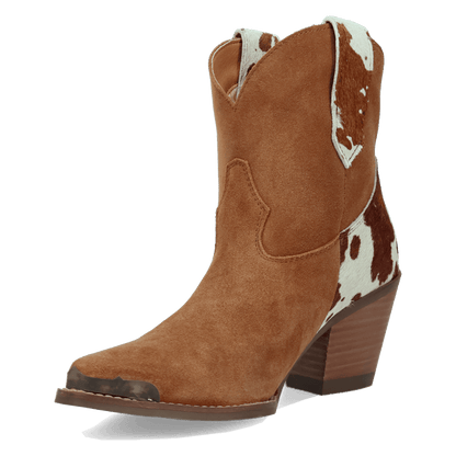 TEXAS CHARM SUEDE LEATHER BOOTIE
