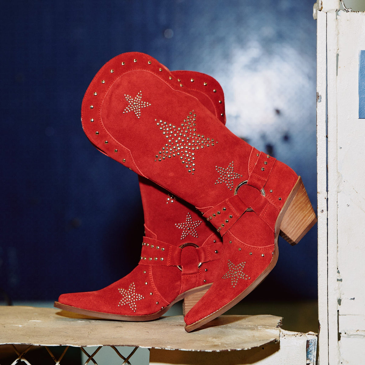LUCKY STARS SUEDE LEATHER BOOT