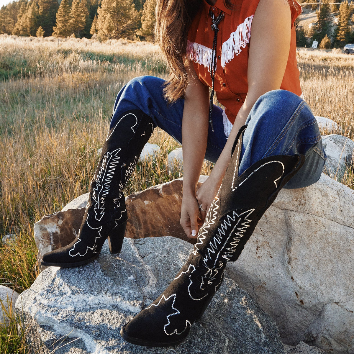 DOUBLE TAKE SUEDE LEATHER BOOT