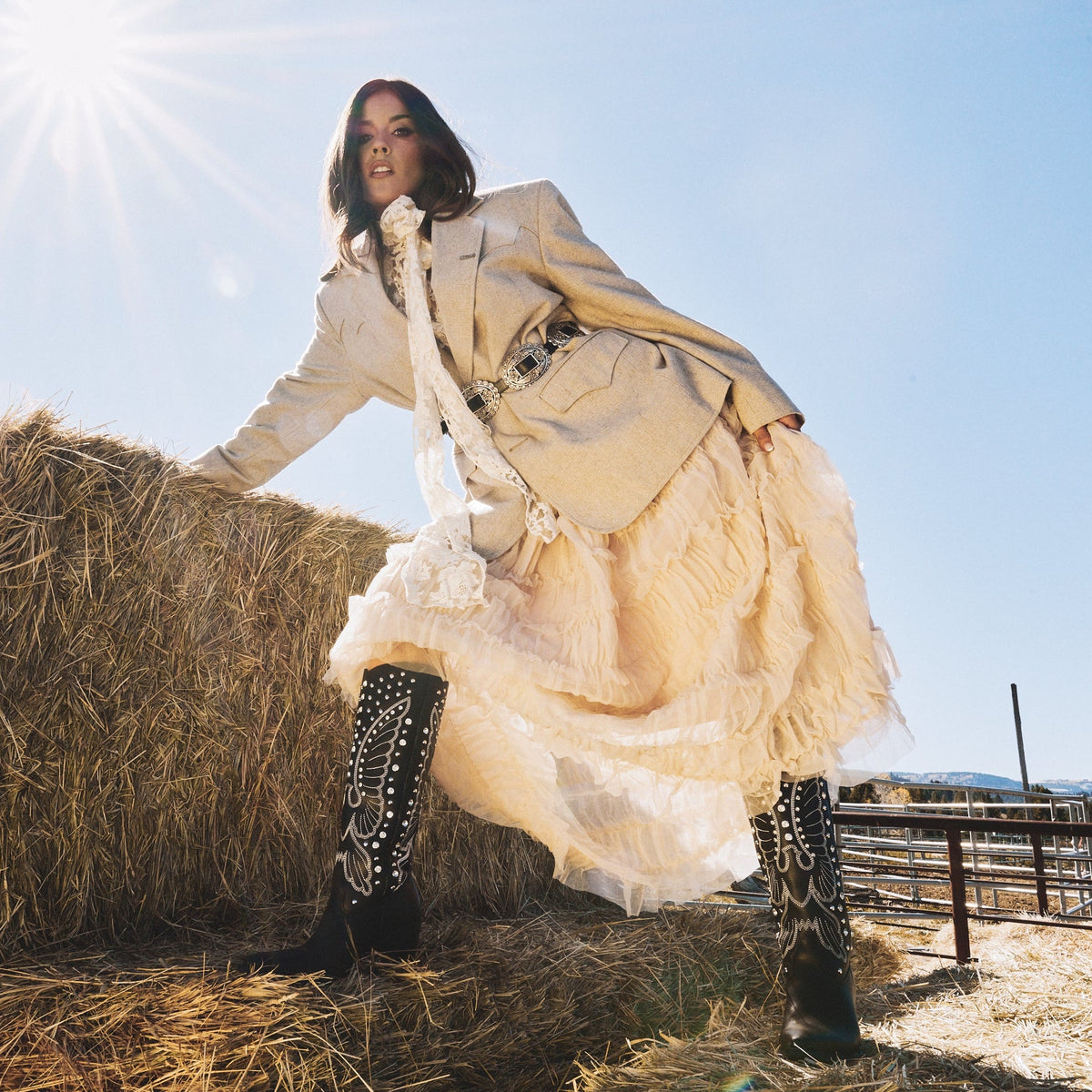 DIAMONDS FOREVER LEATHER BOOT