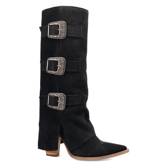 BUCKLE BUNNY SUEDE LEATHER BOOT