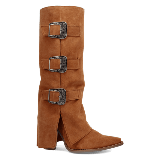 BUCKLE BUNNY SUEDE LEATHER BOOT
