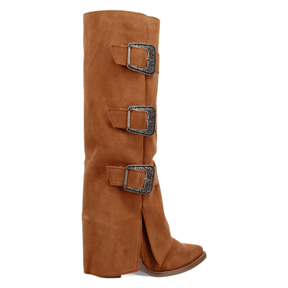 BUCKLE BUNNY SUEDE LEATHER BOOT