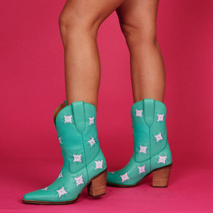 STARBURST LEATHER BOOT