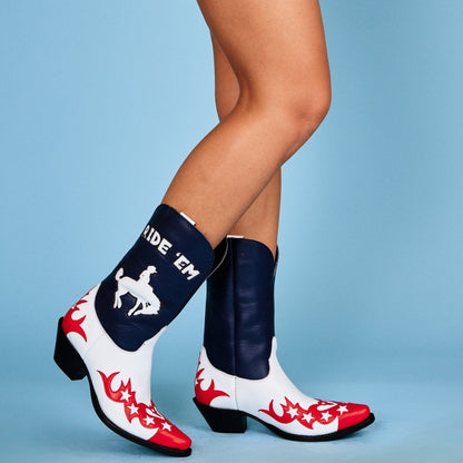 COWGIRL LEATHER BOOT