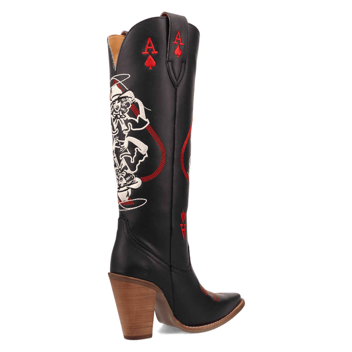 ACE OF SPADES LEATHER BOOT