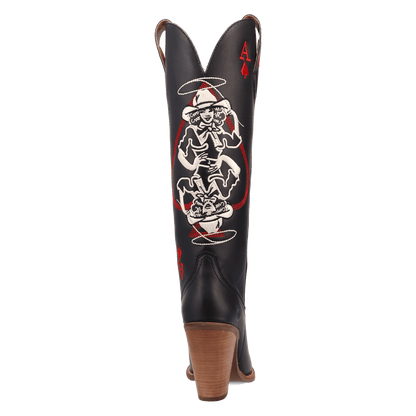 ACE OF SPADES LEATHER BOOT