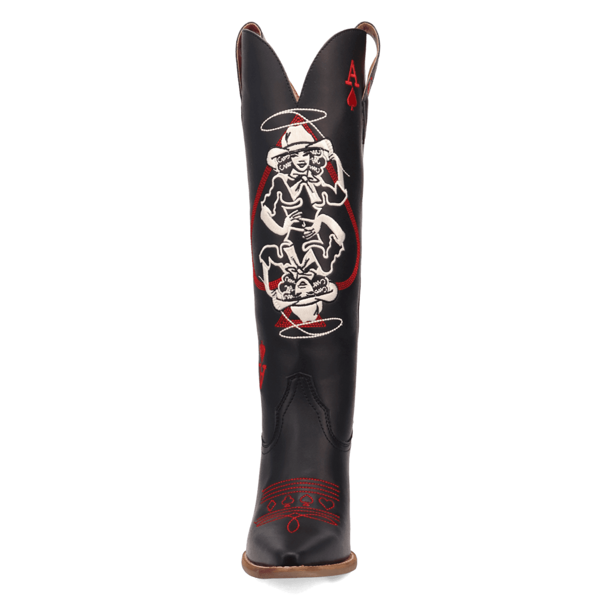 ACE OF SPADES LEATHER BOOT