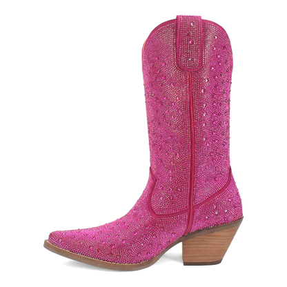 SILVER DOLLAR LEATHER BOOT