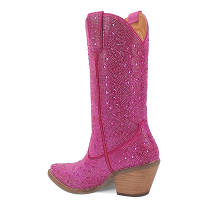 SILVER DOLLAR LEATHER BOOT